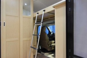 Class B+ cabover bunk
