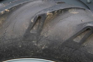 cracked tire